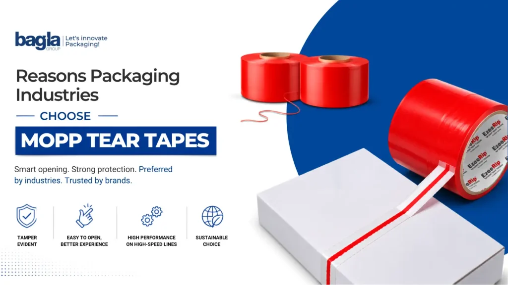 5 Reasons Packaging Industries Choose MOPP Tear Tapes